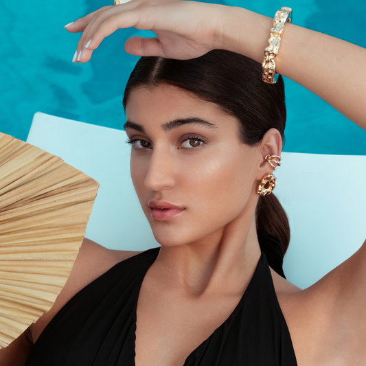 Nathalia Gold Earrings-1