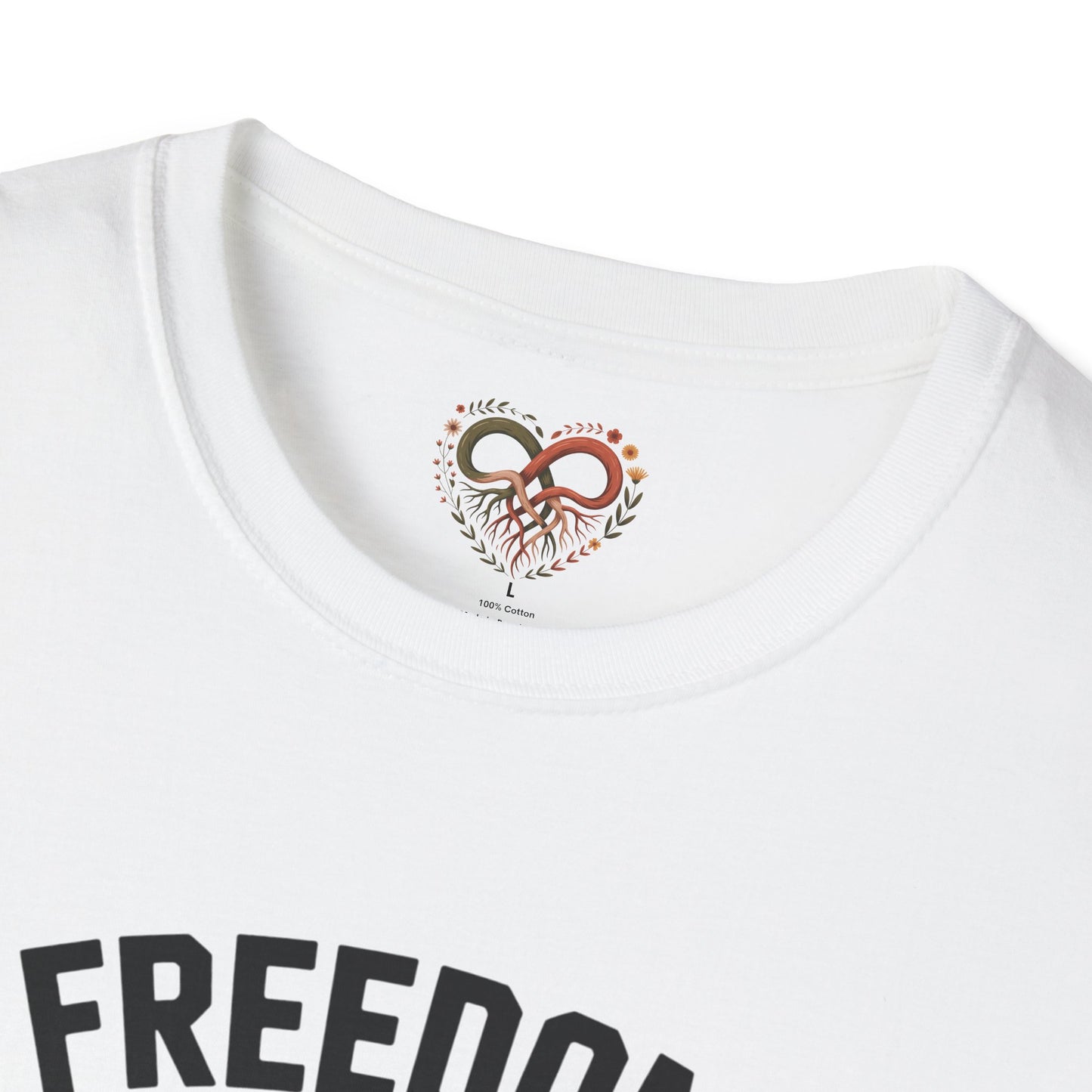 Freedom or Death Unisex T-Shirt, Motivational Tee, Casual Wear, Gift for Activists, Statement Apparel