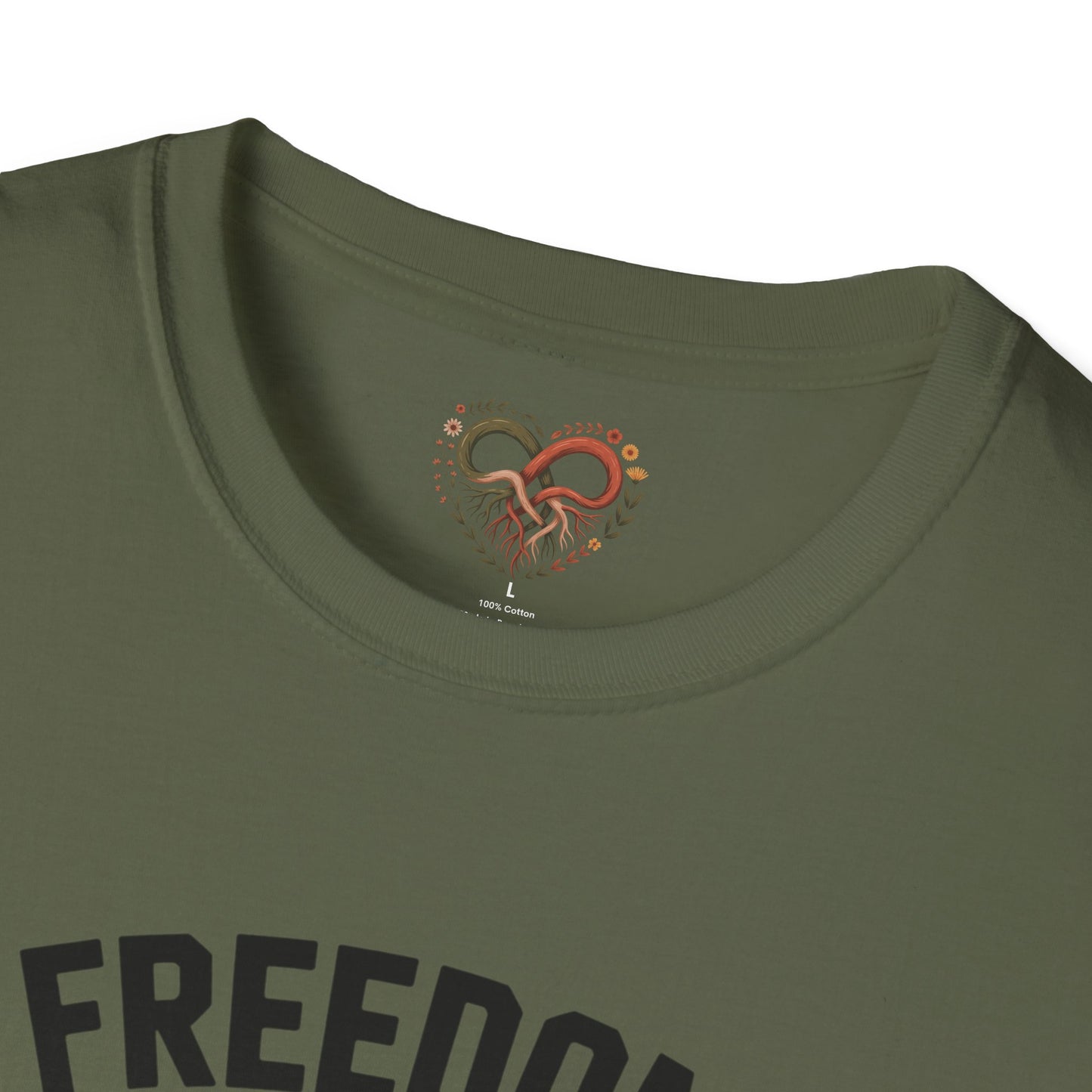 Freedom or Death Unisex T-Shirt, Motivational Tee, Casual Wear, Gift for Activists, Statement Apparel