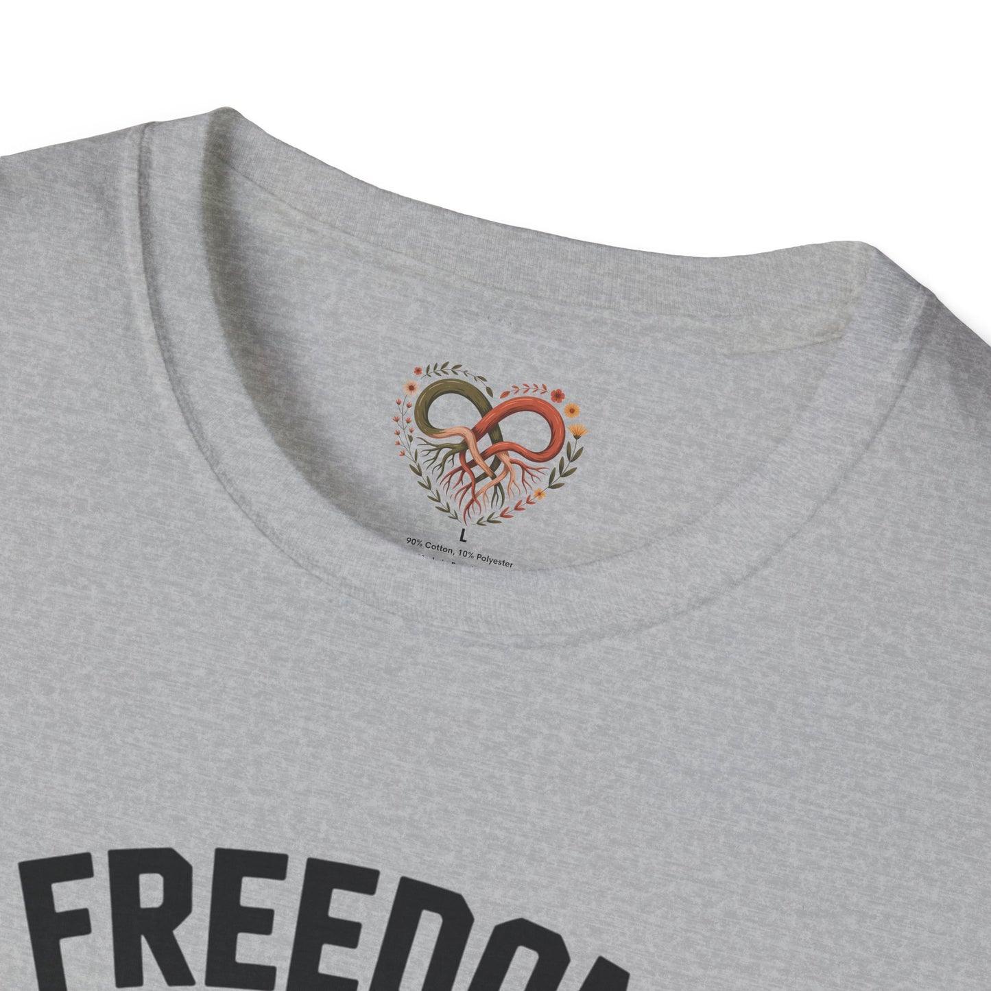 Freedom or Death Unisex T-Shirt, Motivational Tee, Casual Wear, Gift for Activists, Statement Apparel