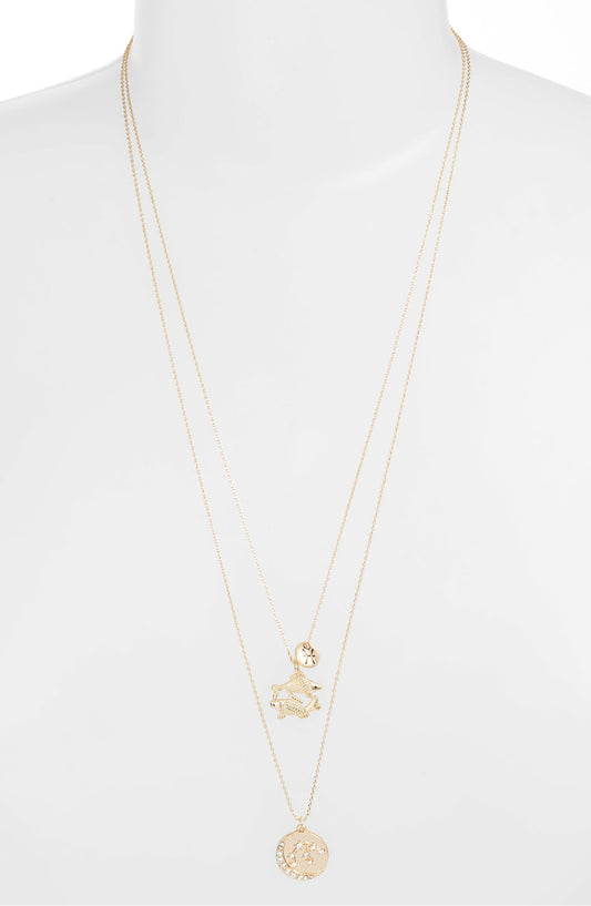 Astrological Charm Necklace - Pisces-1