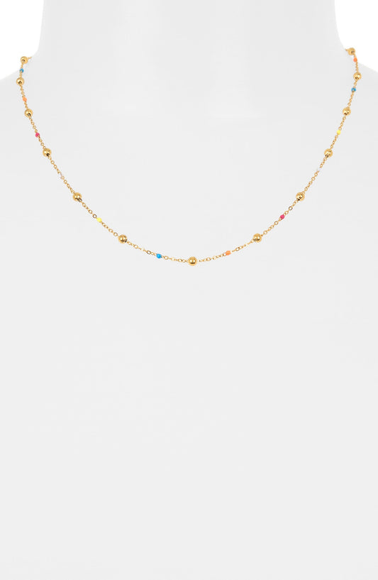 Tiny Gem Delicate Necklace-1